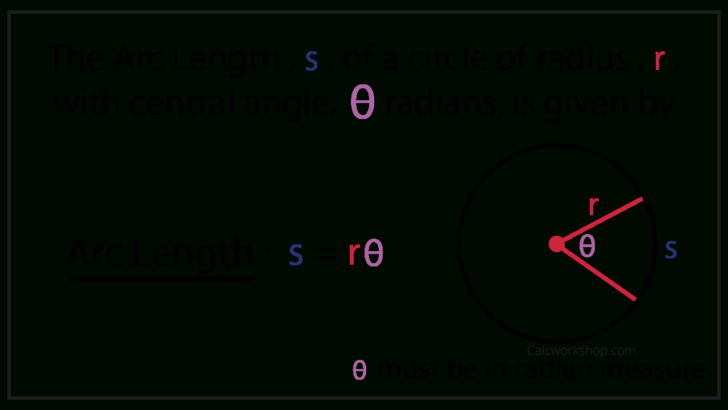 Arc Measure And Arc Length Worksheet
