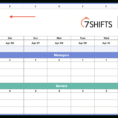 How To Make A Restaurant Work Schedule With Free Excel