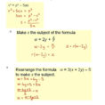 How To Rearrange Equations Math Math Problems Involving