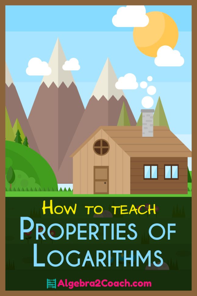 How To Teach Properties Of Logarithms  Algebra2Coach