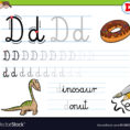 How To Write Letter D Worksheet For Kids