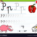 How To Write Letter P Worksheet For Kids