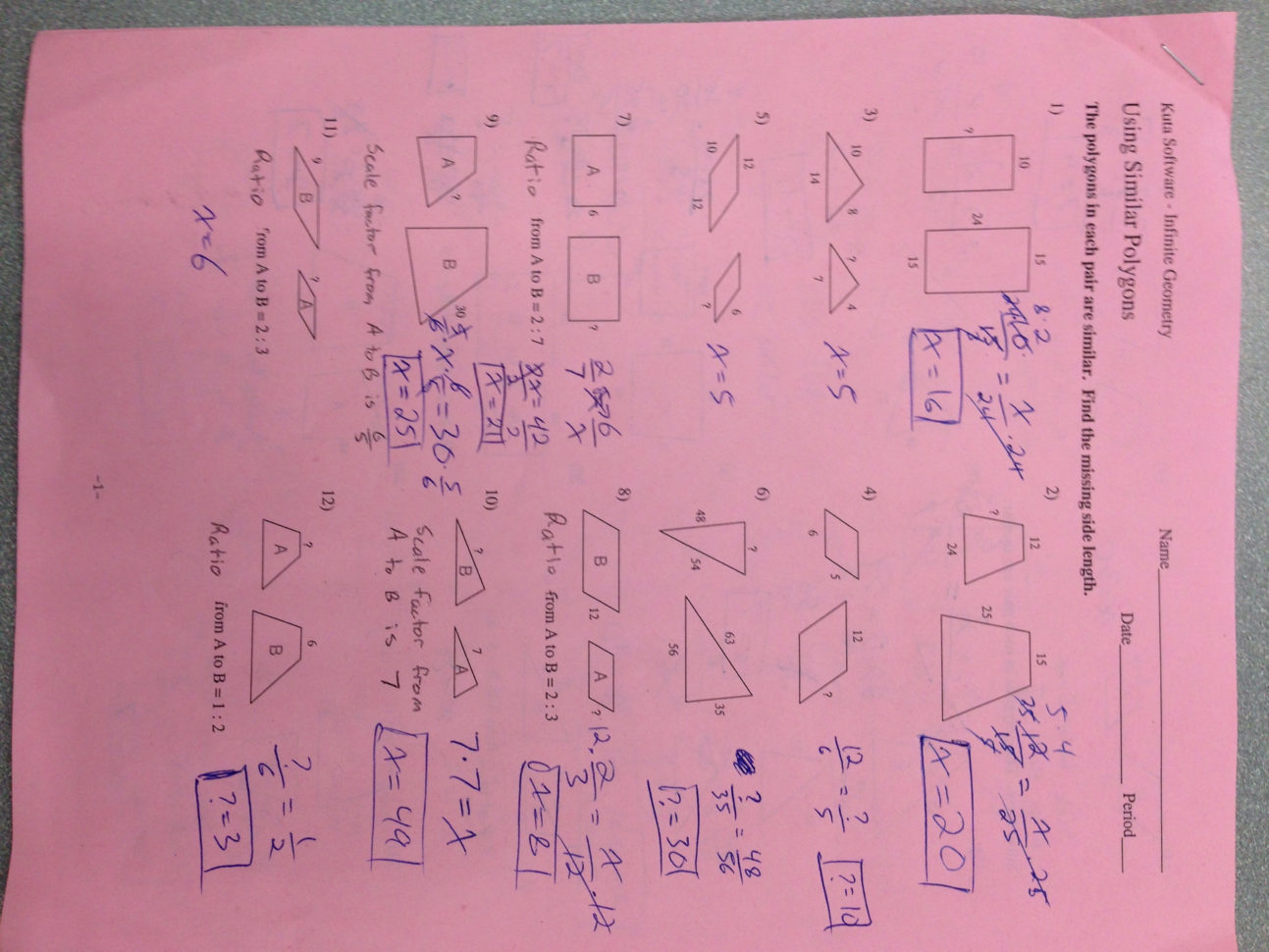 Hw 2 3 Worksheets All Answers  Mr Zs School Blog