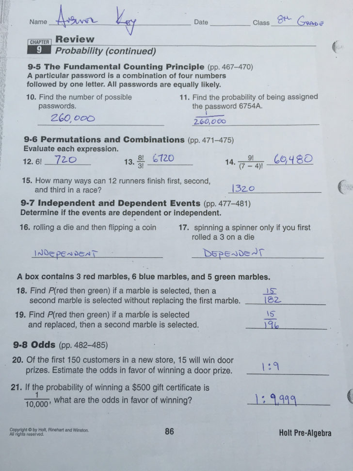 Ideas Of 6Th Grade Go Math Worksheets With Answer Key Also ...