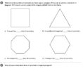 Identify Lines Of Symmetry In 2D Shapes Presented In Different