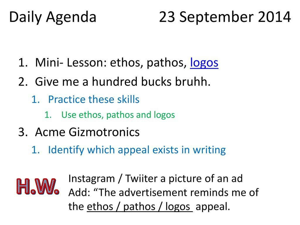 Identifying Ethos Pathos Logos In Advertising Worksheet