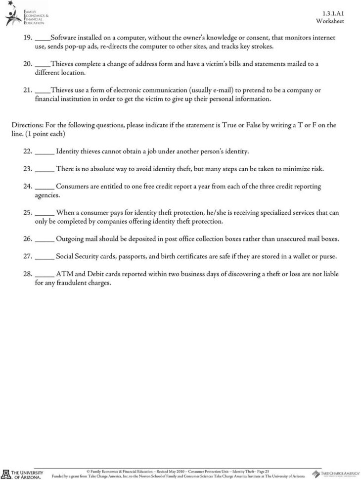 Identity Theft Note Taking Guide  Pdf