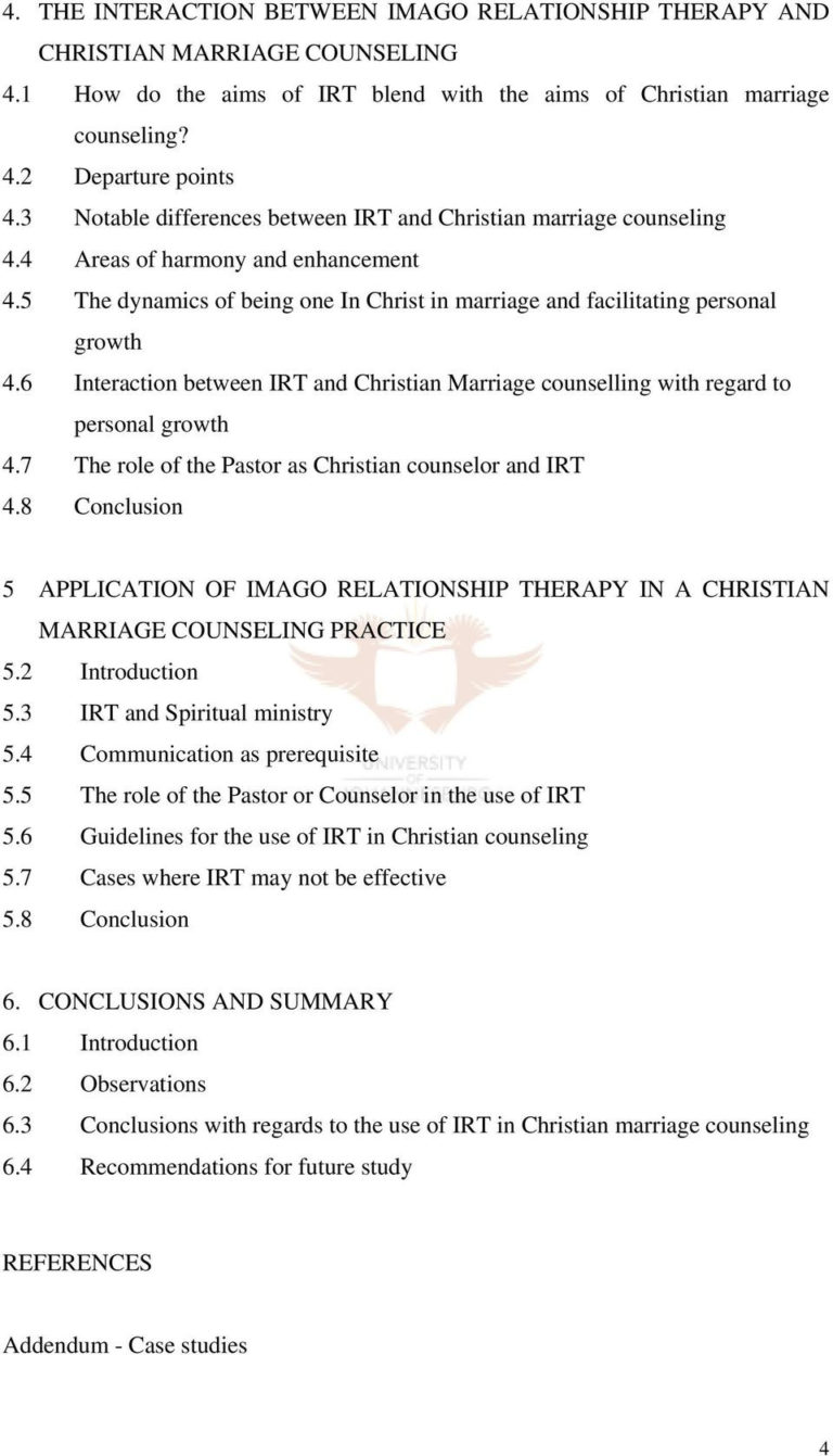 Imago Relationship Therapy And Christian Marriage Counseling Pdf — db