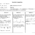 Imath  Grade 11 Exercises Re Solving Quadratic Inequalities