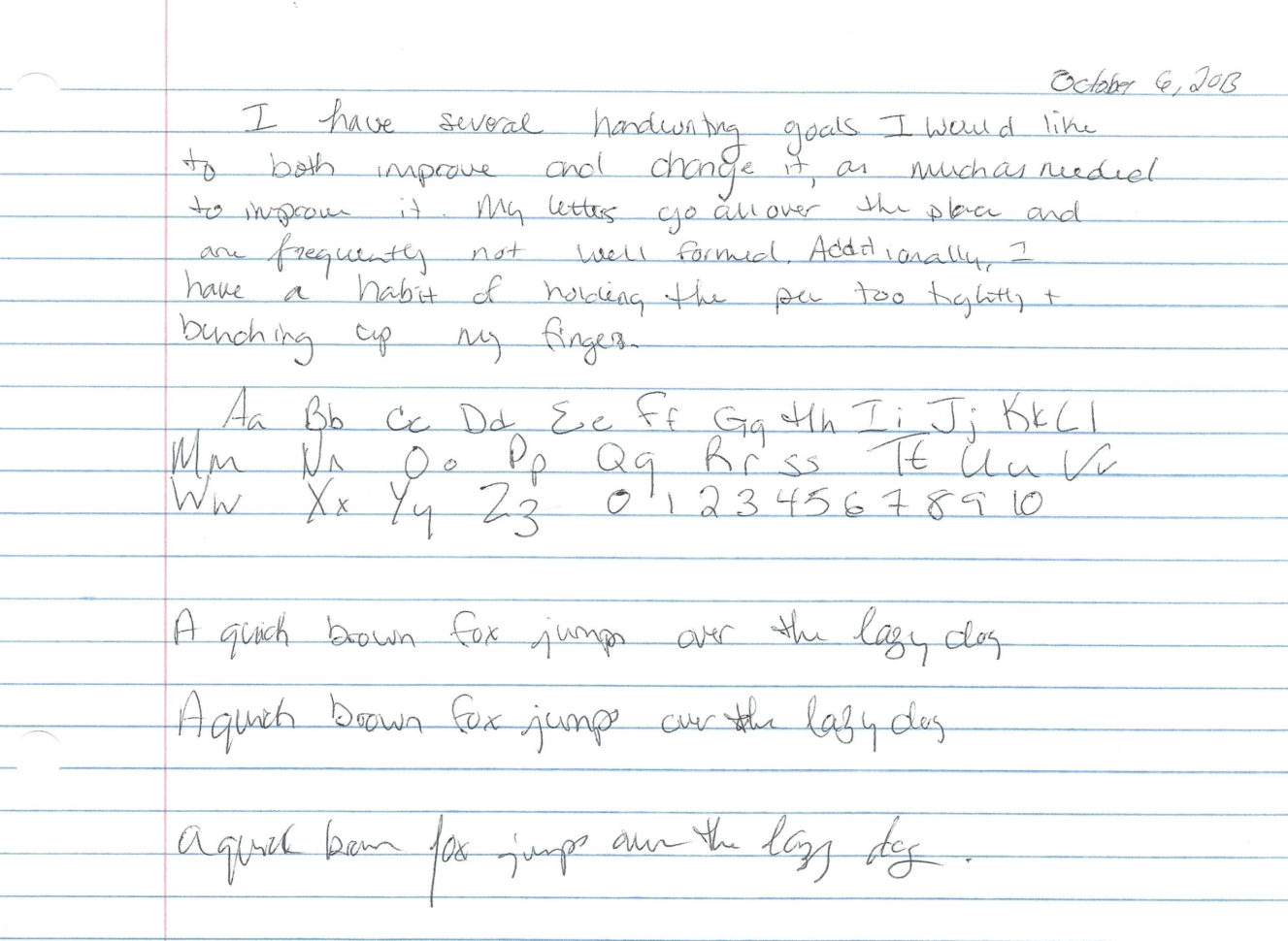 Improve Handwriting Worksheets Adults – Pointeuniformclub