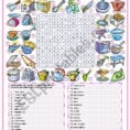 In The Kitchen  Utensils And Appliances Wordsearch Bw