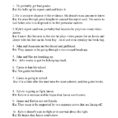 Inferences Worksheet 2  Answers