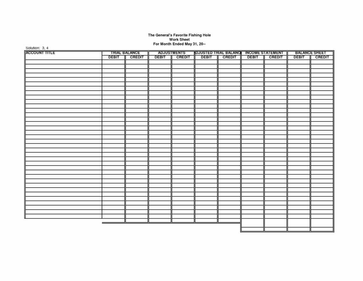 Inspirational Best S Of 6 Column Worksheet  Free