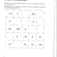 Integers Worksheets With Answers Math Adding Integers