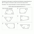 Interior And Exterior Angles Of Quadrilaterals Worksheets
