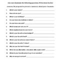 Interviewing Your Classmates  English Esl Worksheets