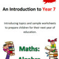 Introduction To Year 7  Algebra