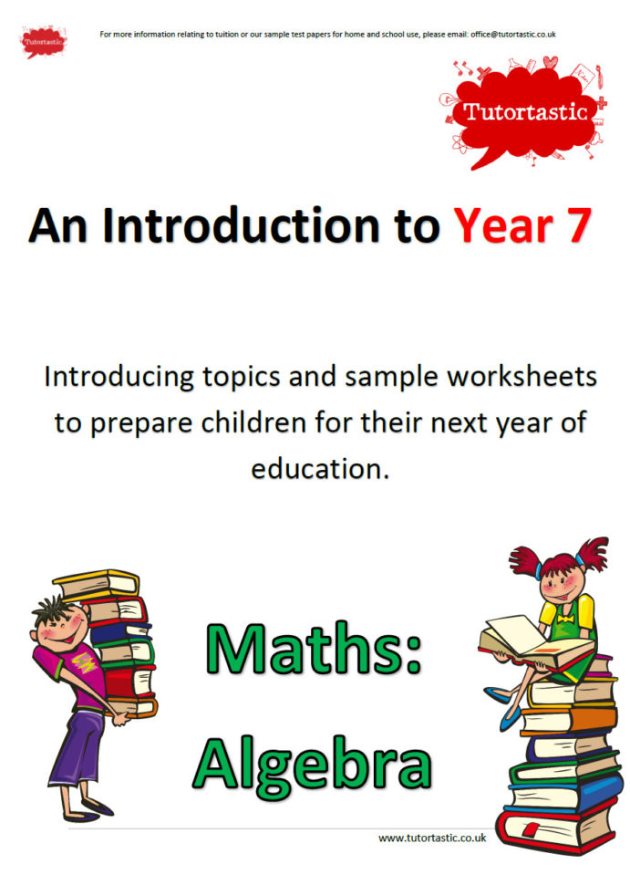 Introduction To Year 7  Algebra