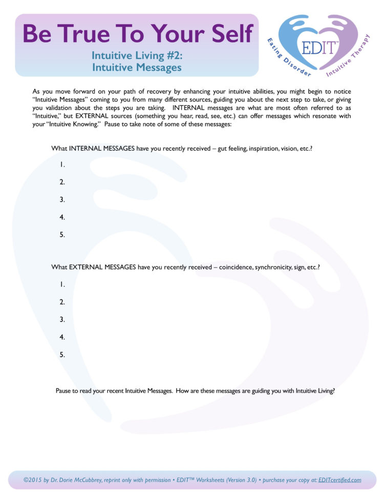 Intuitive Messages In Eating Disorder Recovery  Dr Dorie Intuitive Messages In Eating Disorder Recovery  Dr Dorie