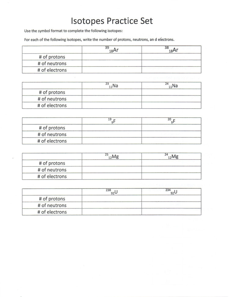 Ion Isotope Practice  Custom Paper Example