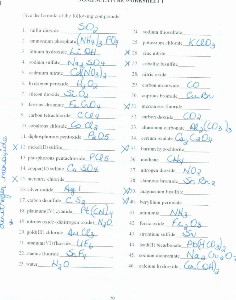 Ionic Nomenclature Worksheet  Soccerphysicsonline