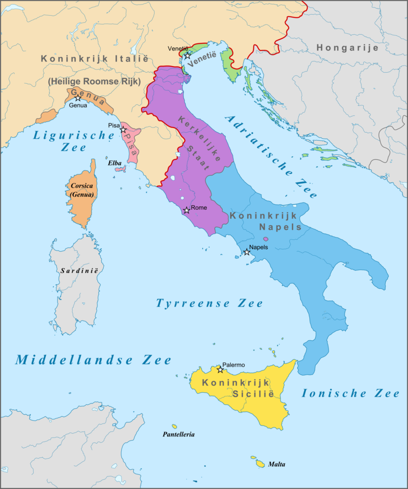 Italy In The Middle Ages  Wikipedia
