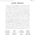 Jackie Robinson Word Search  Word