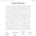 Jackie Robinson Word Search  Word