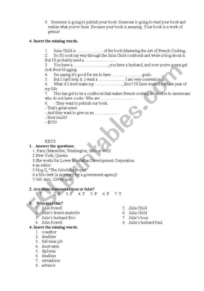 Julia And Julie  Esl Worksheettlustakoala