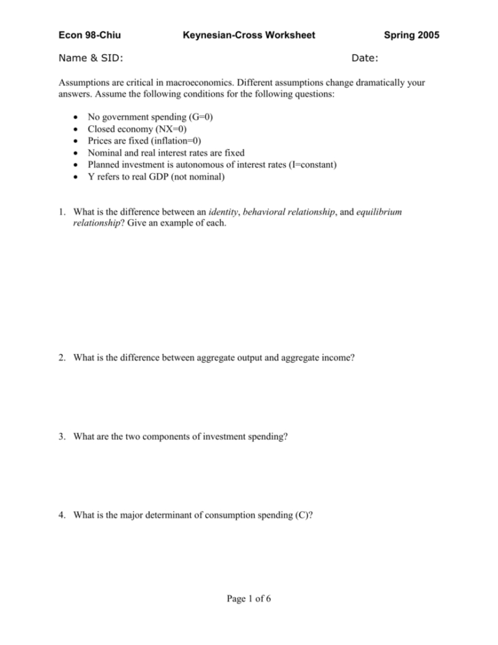 Name That Investment Worksheet
