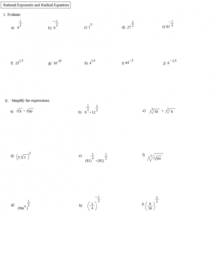 Kids Free Exponents Worksheets Exponents With Worksheet — db-excel.com