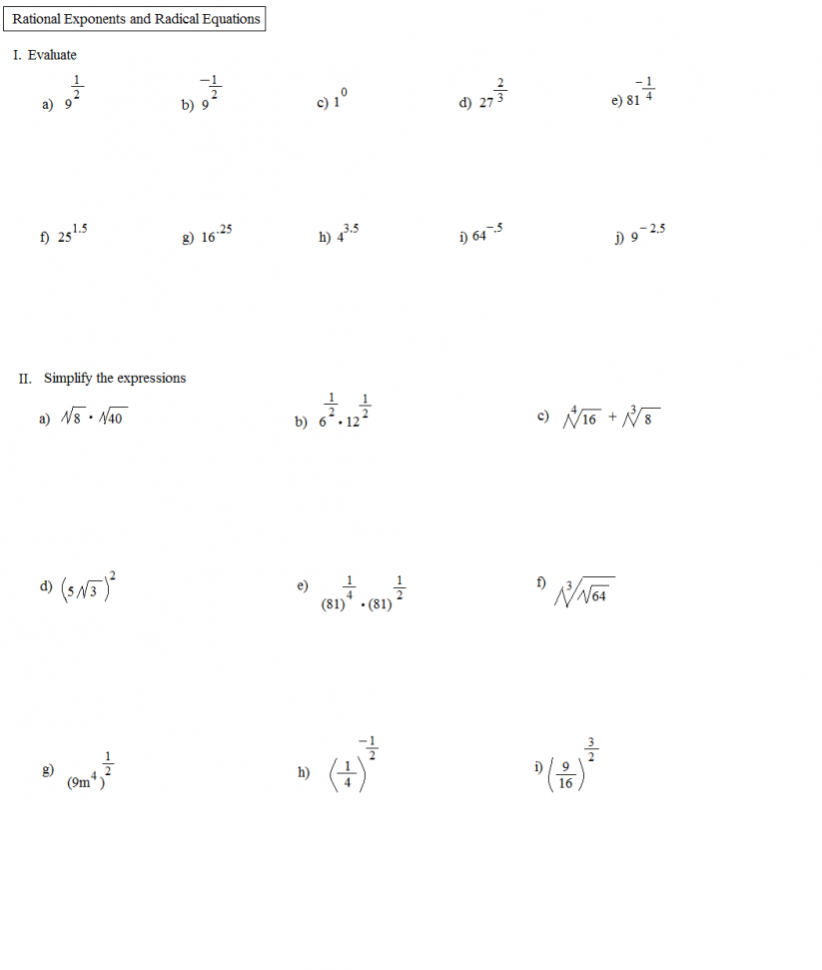 Kids  Free Exponents Worksheets Exponents With Worksheet