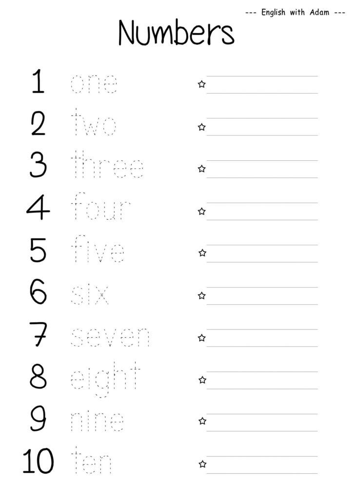 Preschool Reading Worksheets
