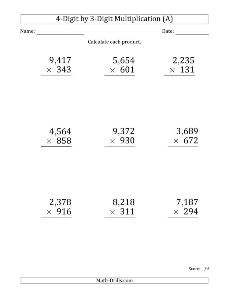 Kids Worksheet  Worksheets Plus Example Of Number Problem