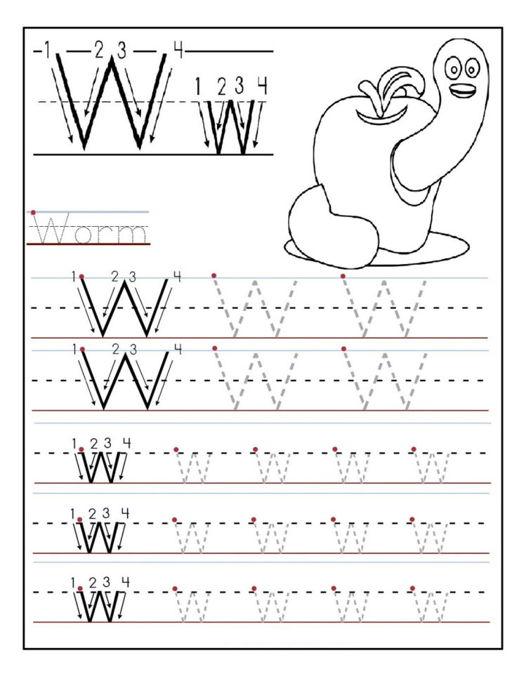 Kindergarten Alphabet Worksheets Printable  Activity Shelter