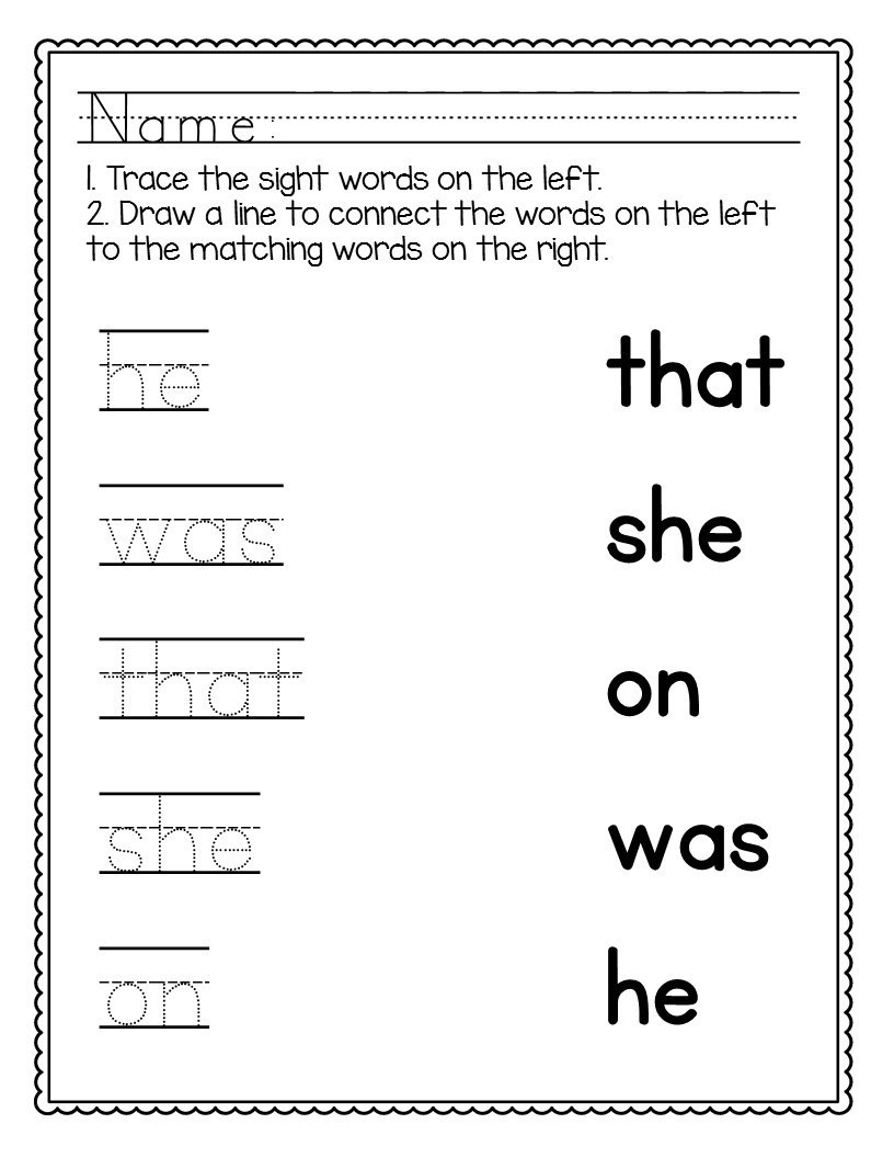 Kindergarten Prep Worksheets — db-excel.com