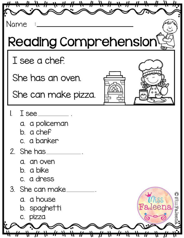 Kindergarten Comprehension Activities For Children Polygons