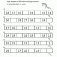 Kindergarten Counting Worksheets  Sequencing To 25