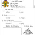 Kindergarten Kindergarten Director Easy Reading Passages
