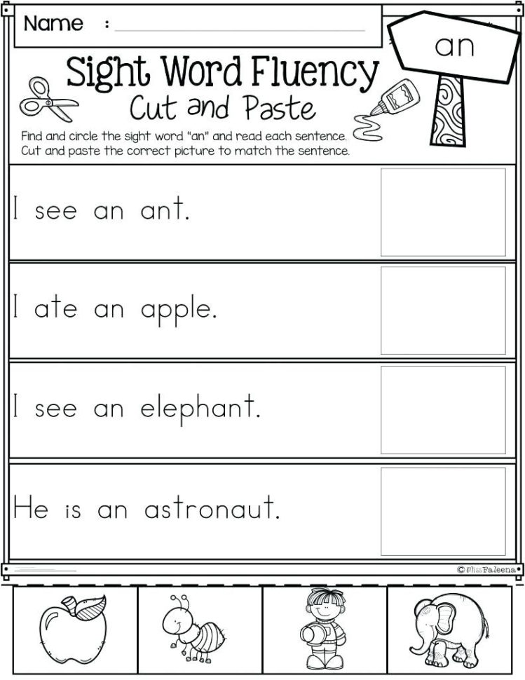 Kindergarten Language Arts Worksheets – Navajosheetco
