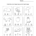 Kindergarten Phonics  Best Coloring Pages For Kids