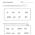Kindergarten Phonics Worksheet  Free Printable Educational Worksheet
