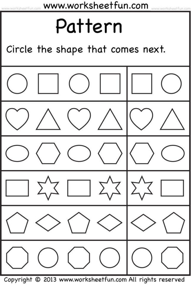 Kindergarten Printable Writing Exercises For Year Olds