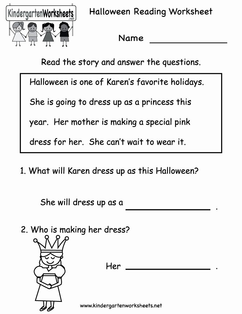 Kindergarten Reading Printable Worksheets – Lejardindutemps