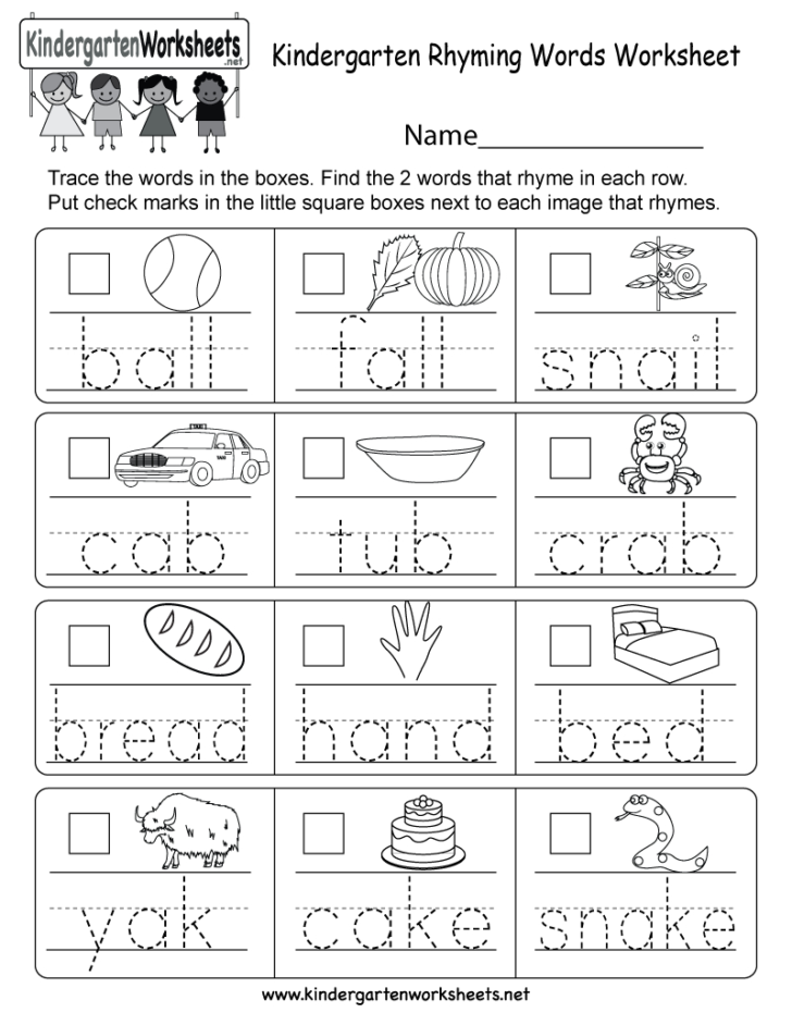 Rhyming Worksheets For Preschoolers — db-excel.com