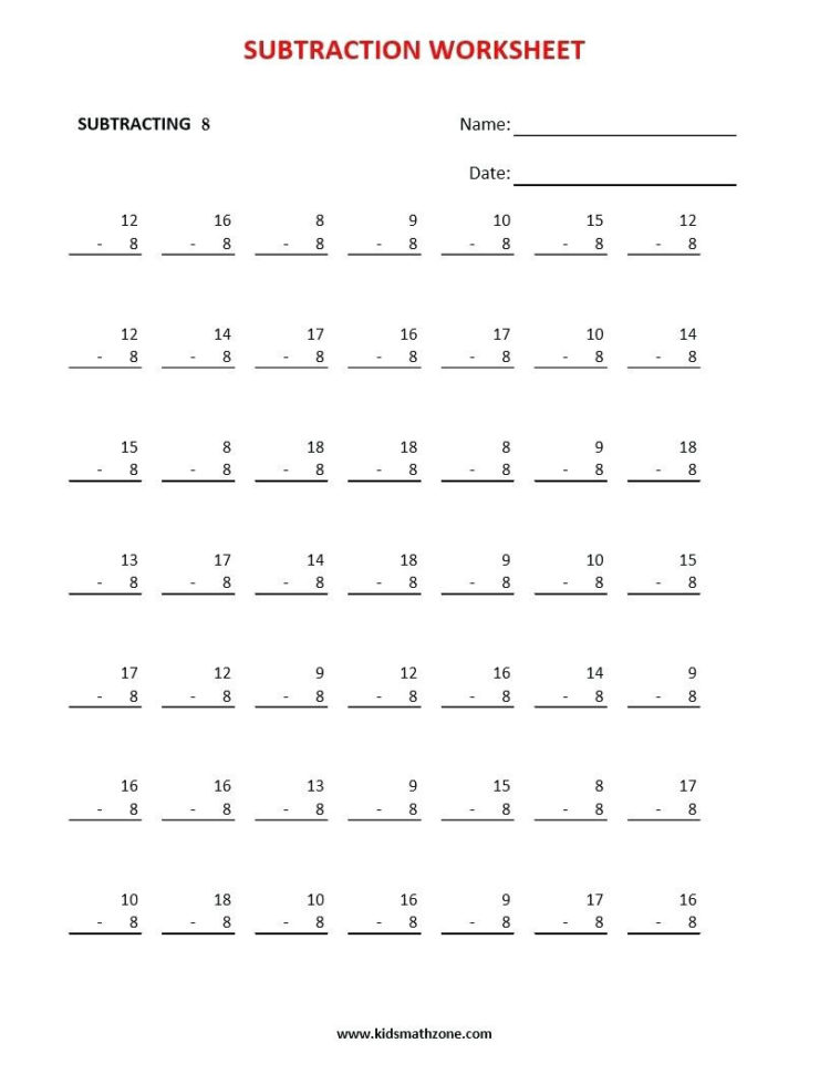 Kindergarten Year Math Worksheets Printable 12Th Grade