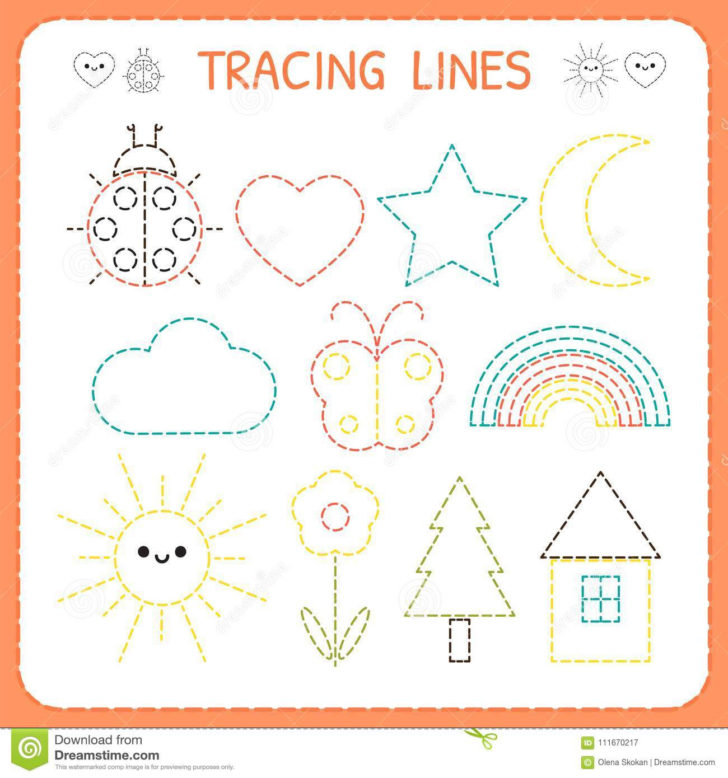 Preschool Tracing Worksheets