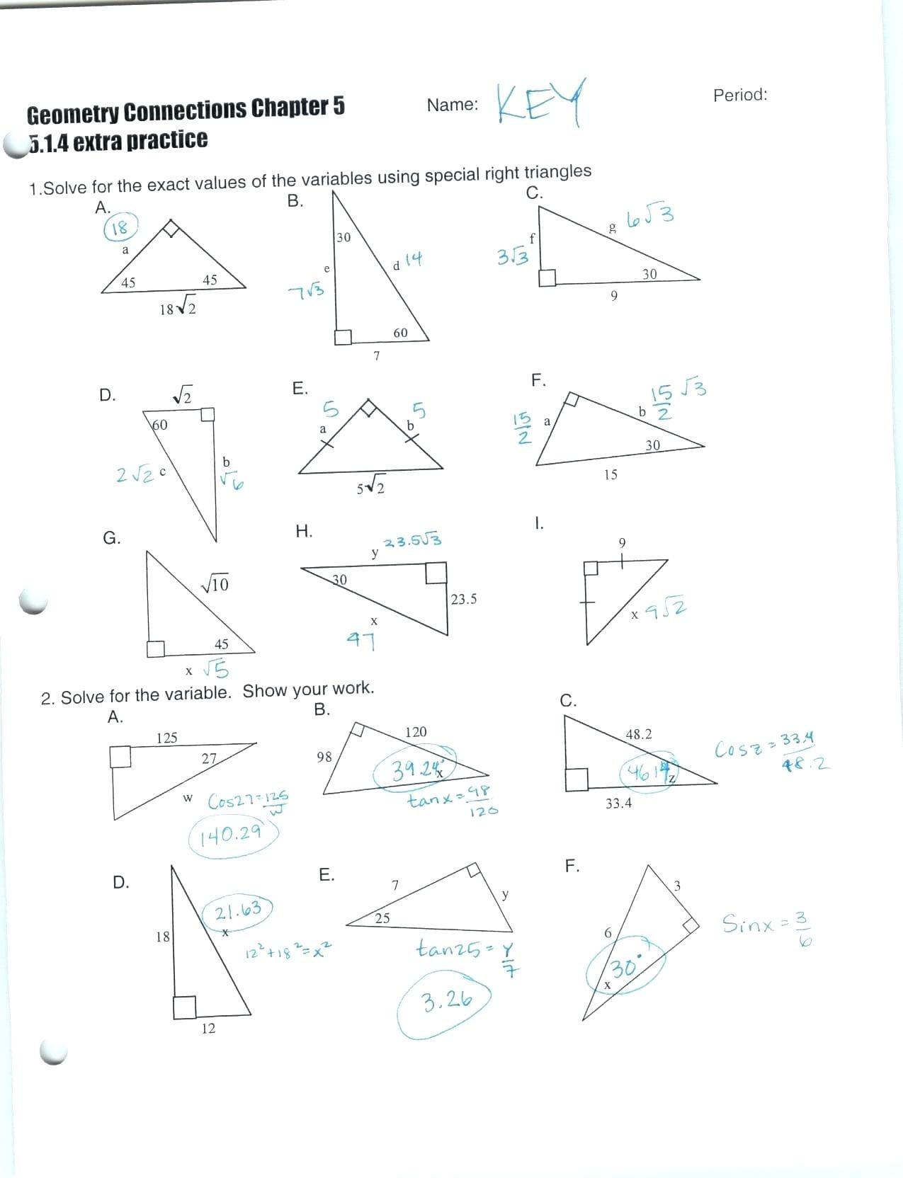 Kinds Of Triangles Worksheets – Redbirdcolorco
