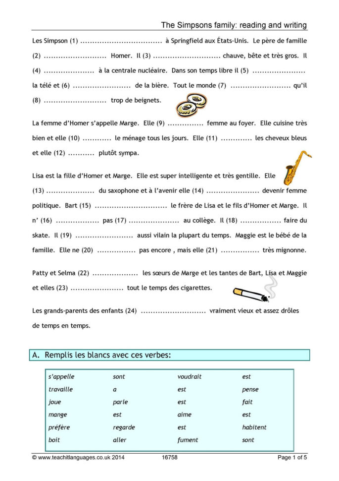 Ks3 French  Family And Pets  Teachit Languages