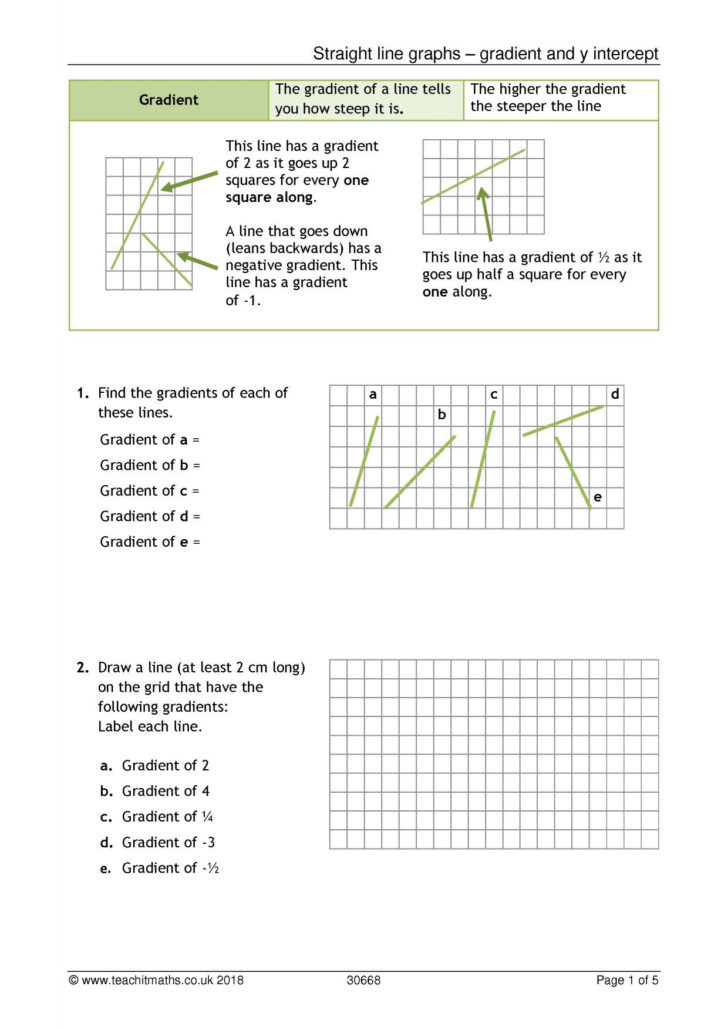 Double Line Graph Worksheets Pdf